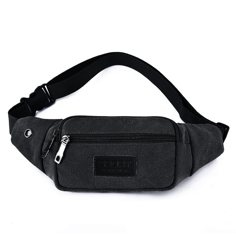 Sports handheld travel belt bag with zipper, adjustable straps, small bag 2