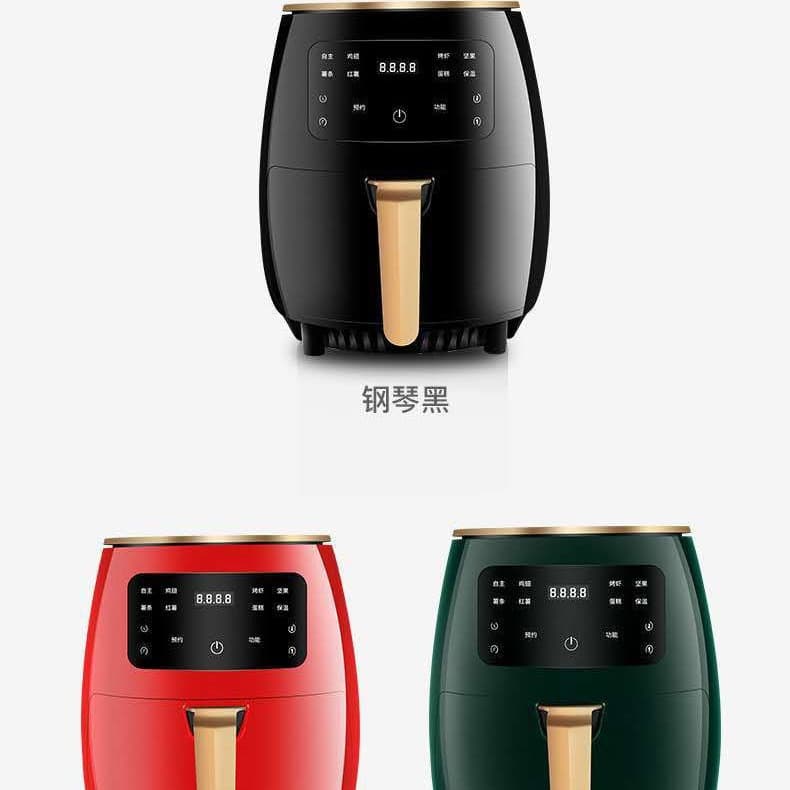 Household large capacity 6L multi -functional fryer Air Fryer smart touch -screen foreign trade air fried cooker cross -border 2
