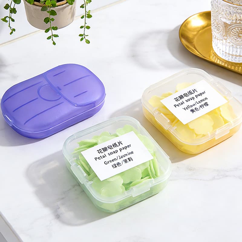 Handheld small soap flower-shaped for traveling 2