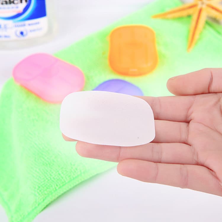 Handheld small soap flower-shaped for traveling 4