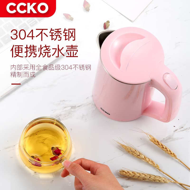 Handheld small teapot for traveling stainless steel, Germany