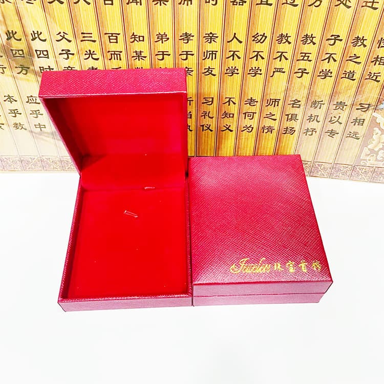 Red jewelry, storage system, storage box, golden bracelet, accessory, earrings, Birthday gift 4
