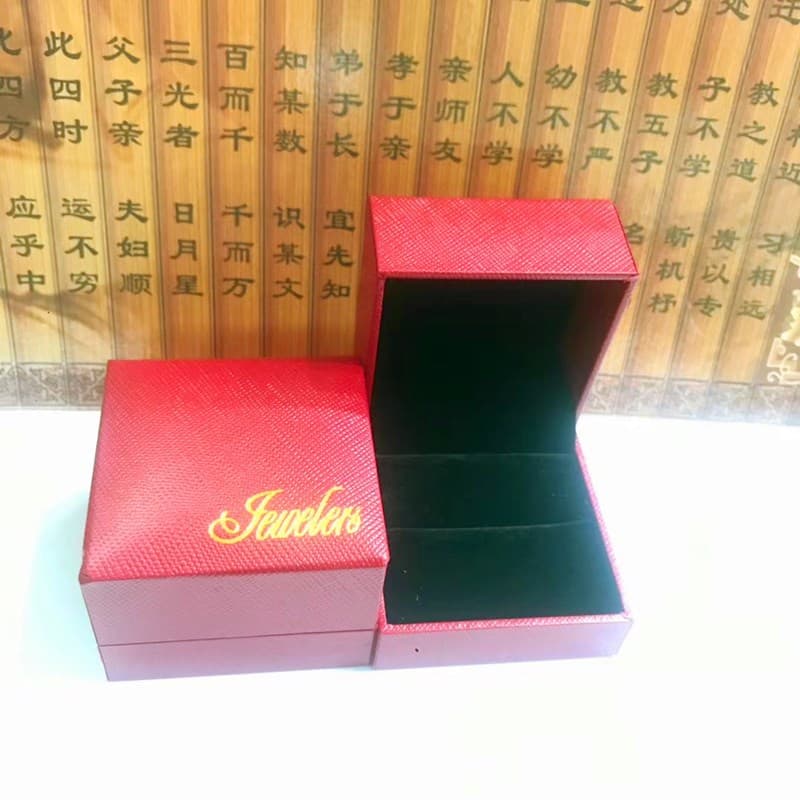 Red jewelry, storage system, storage box, golden bracelet, accessory, earrings, Birthday gift 7