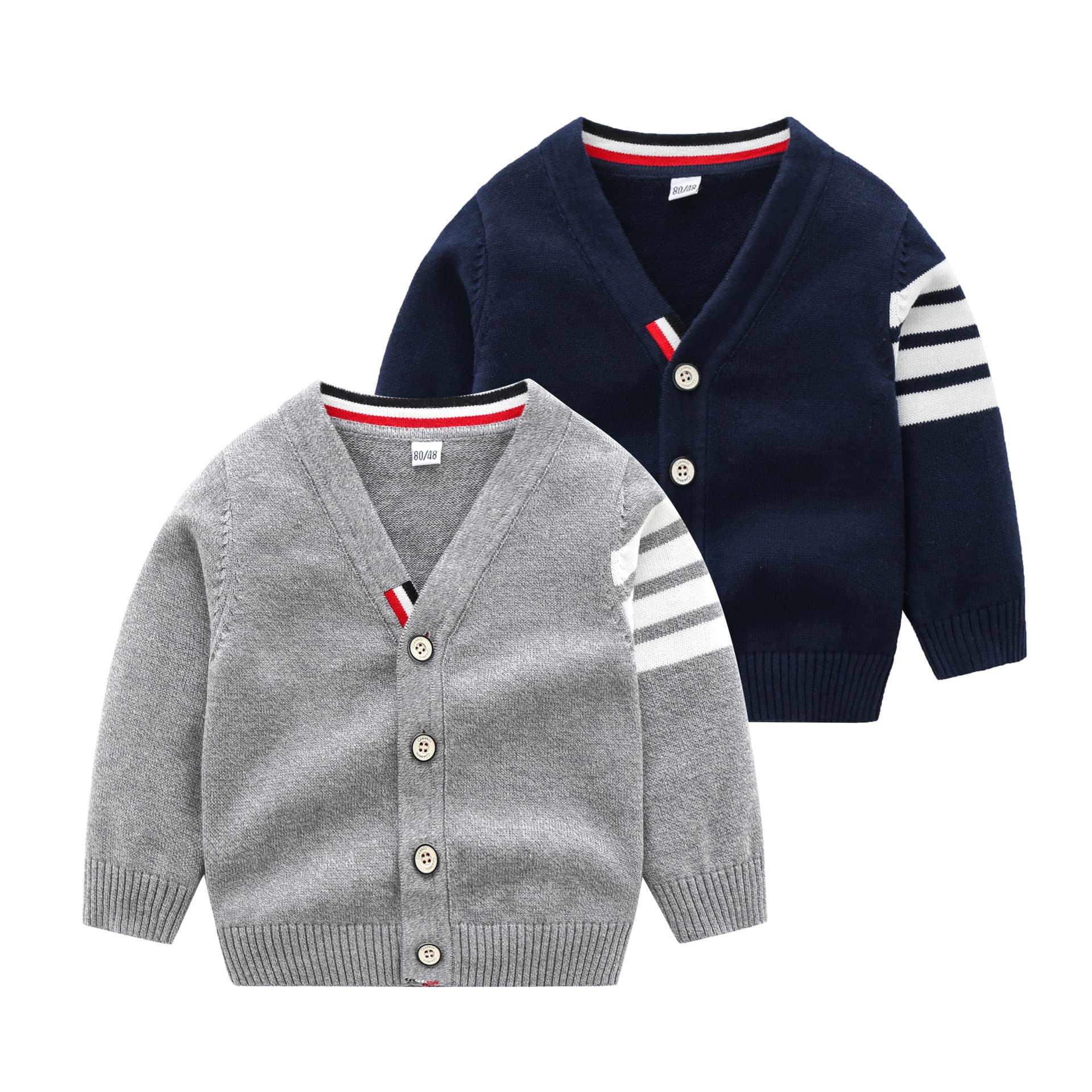 (Cross-border trading), autumn cotton cardigan for boys, knitted sweater, children's jacket, long-sleeve, Korean style 1
