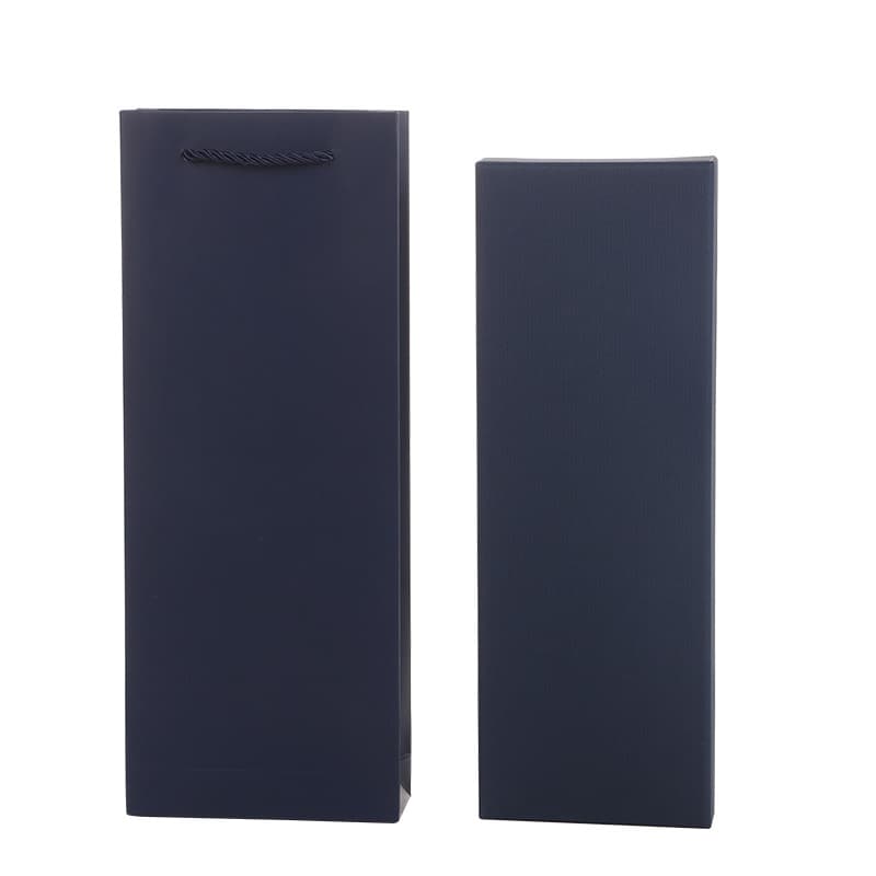 Blue high-end bow tie, rectangular box, factory direct supply, (Physicals), with your logo imprint 5