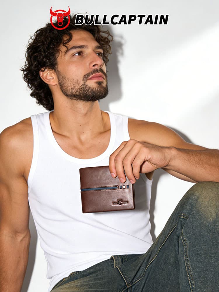 Genuine Cowhide Leather Wallet & Camera Case 5