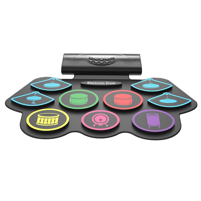 Electronic handheld silicone professional drums, bluetooth 5
