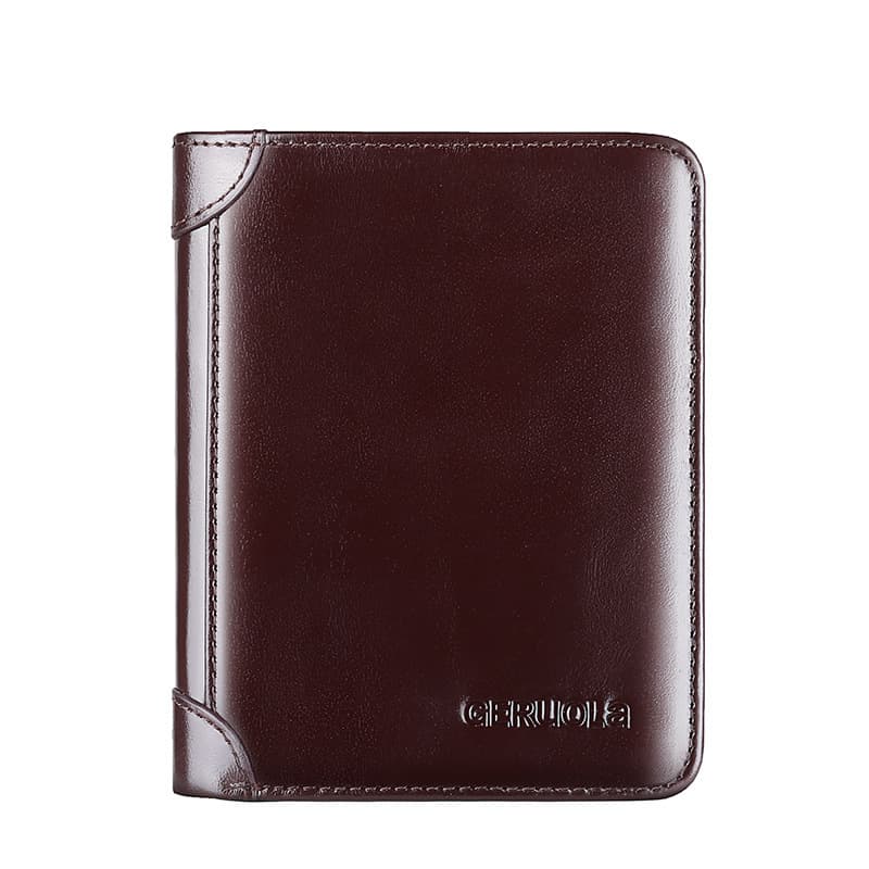 (Cross-border trading), men's wallet, short leather fashionable card holder, genuine leather 5