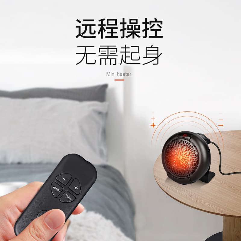 Mini portable heater thermal selling product desktop small wall hanging dual -use circular electric heater 3