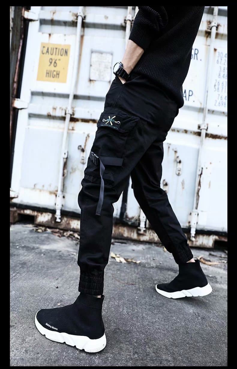 Trend brand men's universal trousers for students, Korean style, oversize, loose fit 4