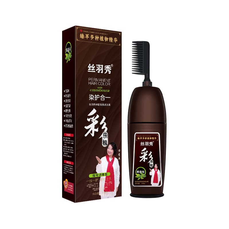 Natural Plant Hair Dye - Chocolate Brown Foam Color, At-Home DIY 5
