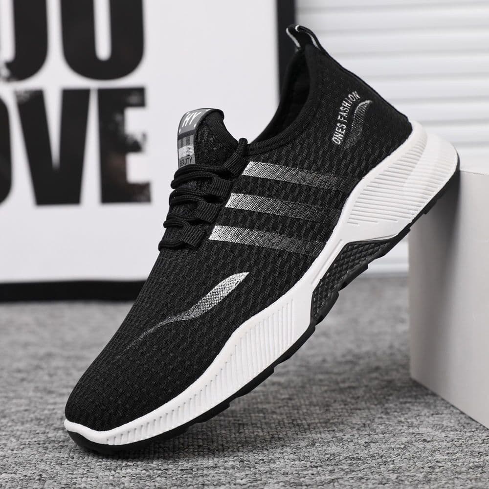(Cross-border trading), fashionable trend lightweight sneakers for leisure, Korean style, for running, soft sole, work shoes 2