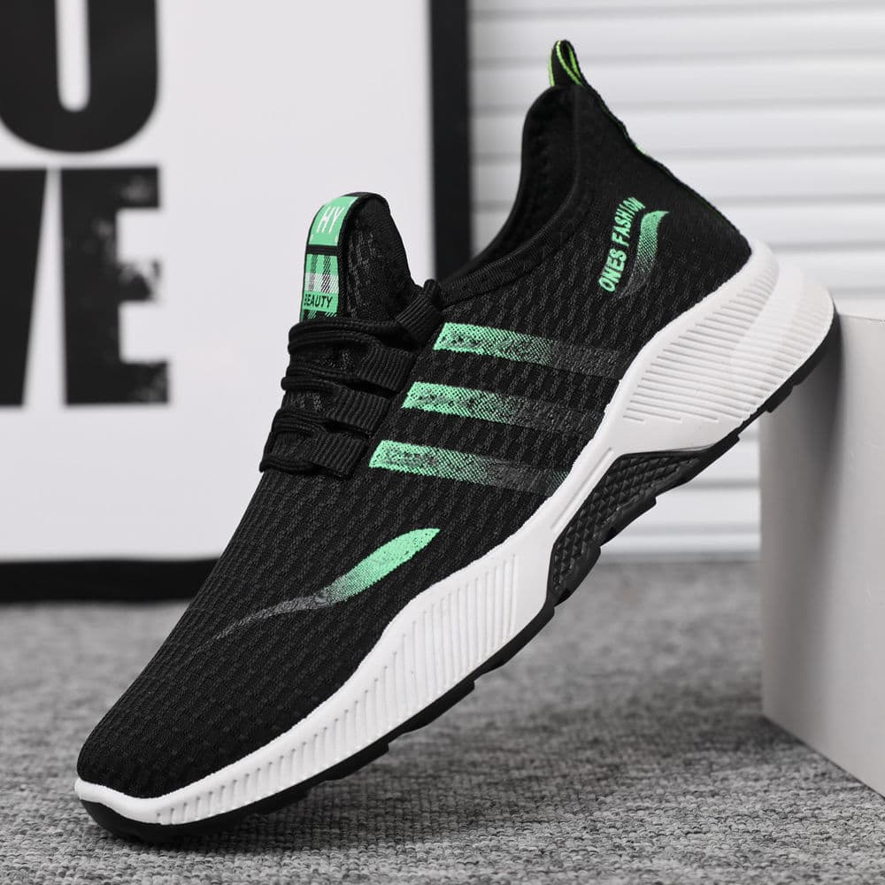 (Cross-border trading), fashionable trend lightweight sneakers for leisure, Korean style, for running, soft sole, work shoes 3