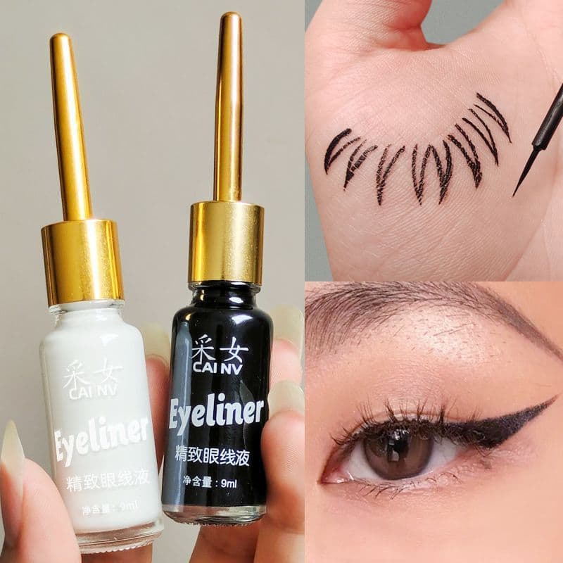 Black eye pencil, waterproof liner for students, for beginners, long-term effect, no smudge 2
