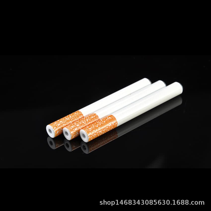 Factory direct selling new cigarette shape long smoke fighting length 78mm aluminum alloy smoke bucket 100 boxes of installation 5