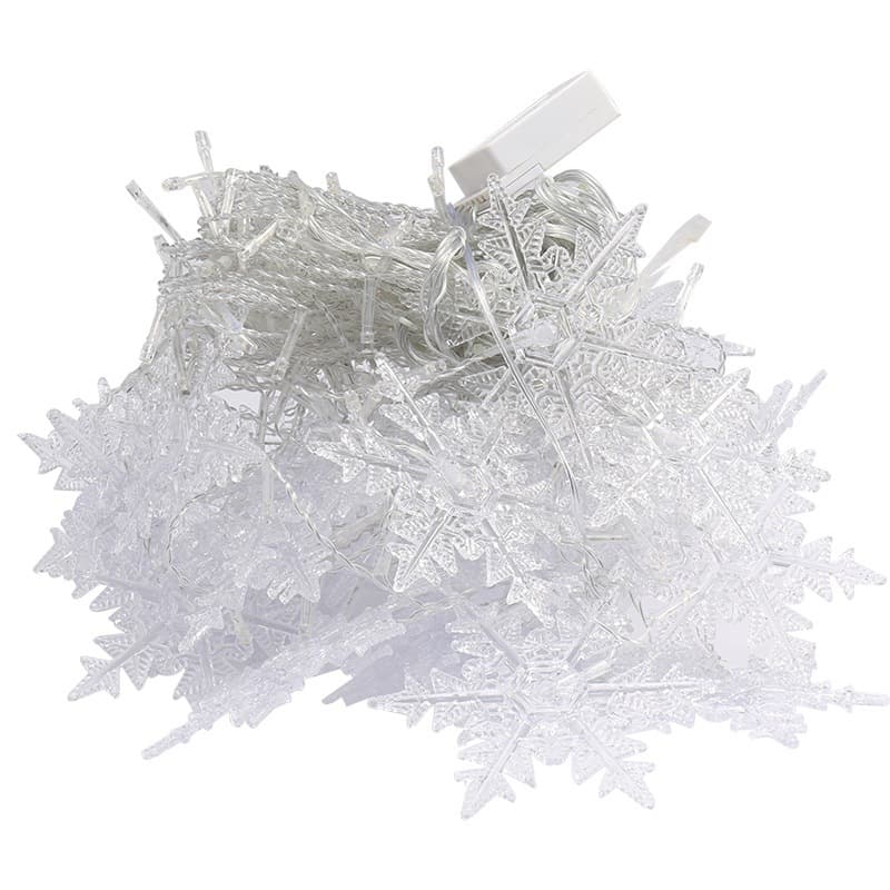 LED snowflake curtain light ice bar light Christmas decorative light festival decoration snowflake color lamp festival color lamp string 5