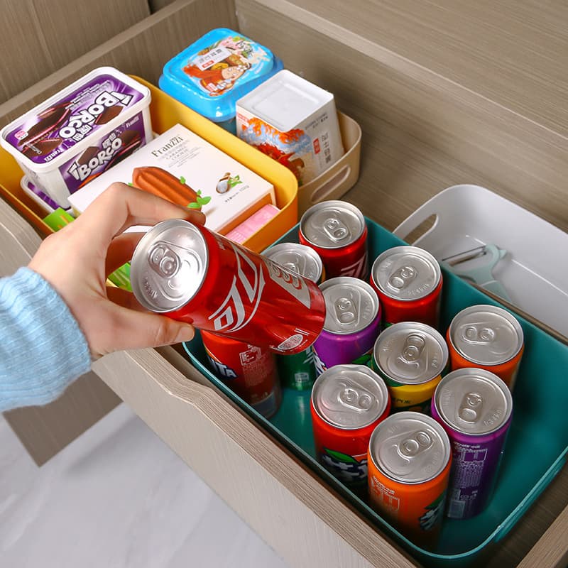 Table storage box, rectangular storage basket 4