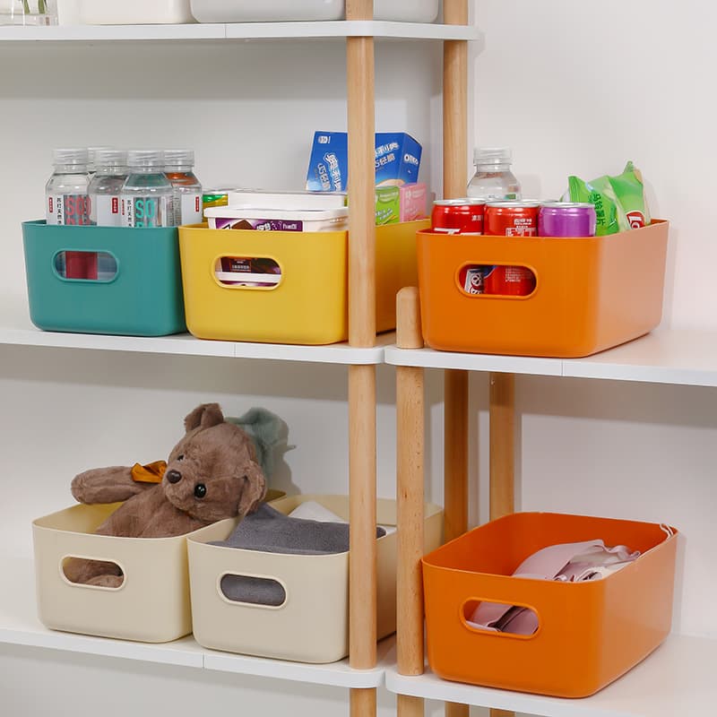 Table storage box, rectangular storage basket 1