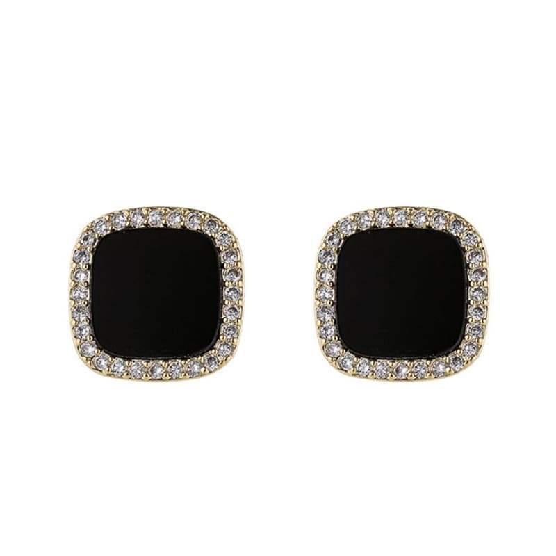 Fashionable geometric earrings, Korean style, simple and elegant design 5