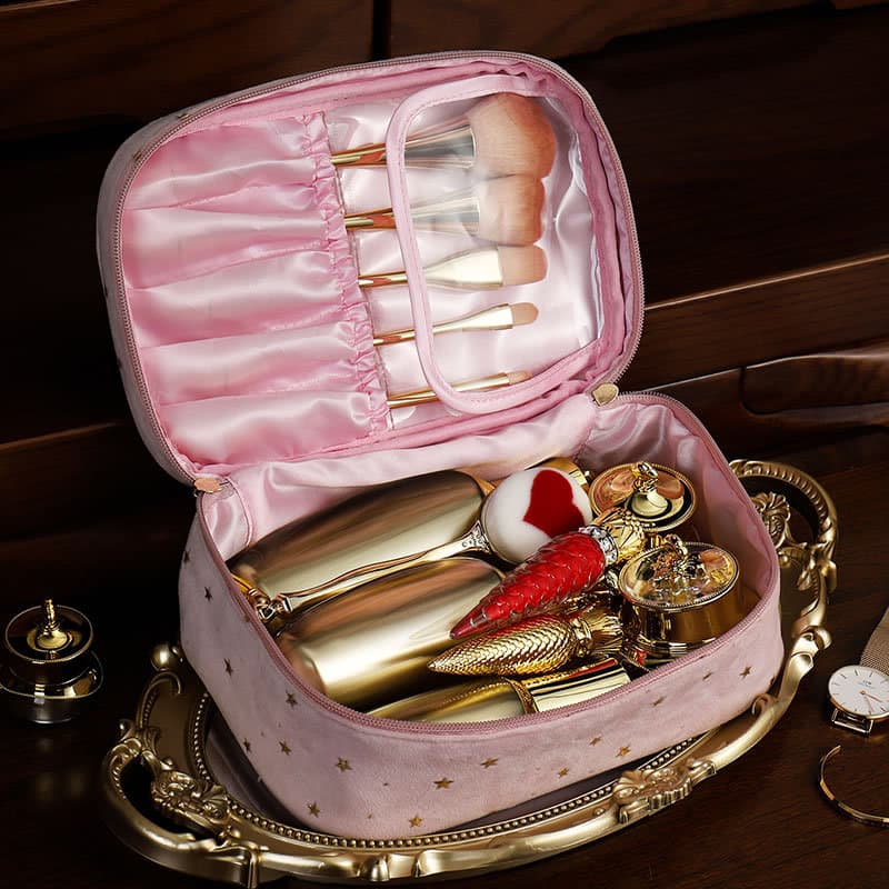 High quality cosmetic storage system, capacious lipstick, cosmetic bag, set, high-quality style, 2 piece set 2