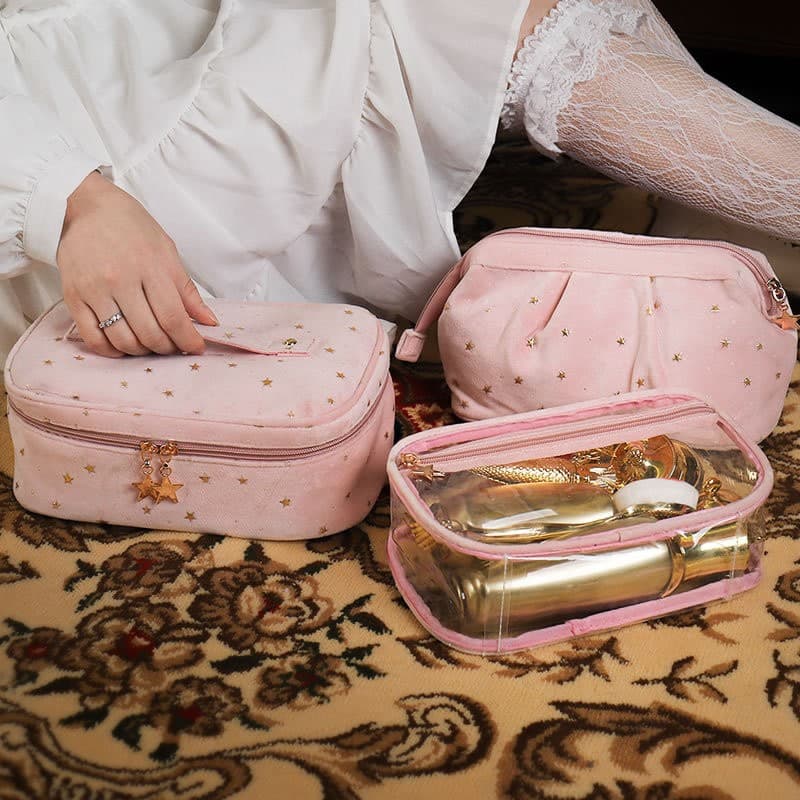 High quality cosmetic storage system, capacious lipstick, cosmetic bag, set, high-quality style, 2 piece set 3
