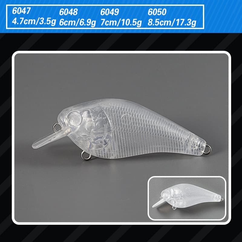 Factory fishing gear wholesale Luya bait bidding bionic bidding soft bait fake bait without paint embryo hard bait body