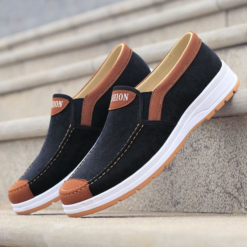 Summer Breathable Cloth Shoes Casual Shoes Wholesale Old Beijing Cloth Shoes Comfortable Anti-Slip Canvas Shoes Men's Work Shoes 3