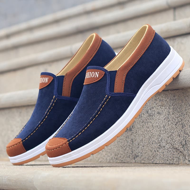 Summer Breathable Cloth Shoes Casual Shoes Wholesale Old Beijing Cloth Shoes Comfortable Anti-Slip Canvas Shoes Men's Work Shoes 1