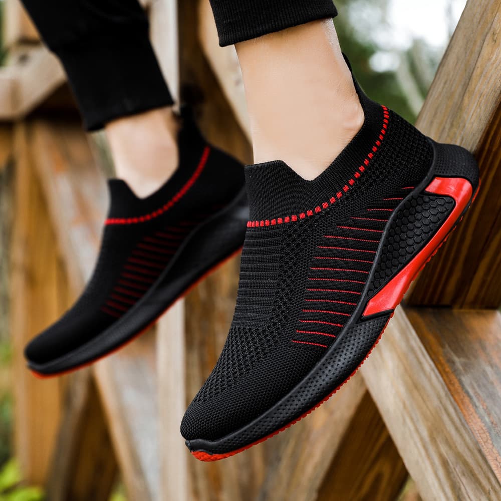 Men's Shoes 2026 Spring New Sports Shoes Fashionable Soft Sole Breathable Casual Shoes Feiwei Versatile Men's Casual Shoes 4
