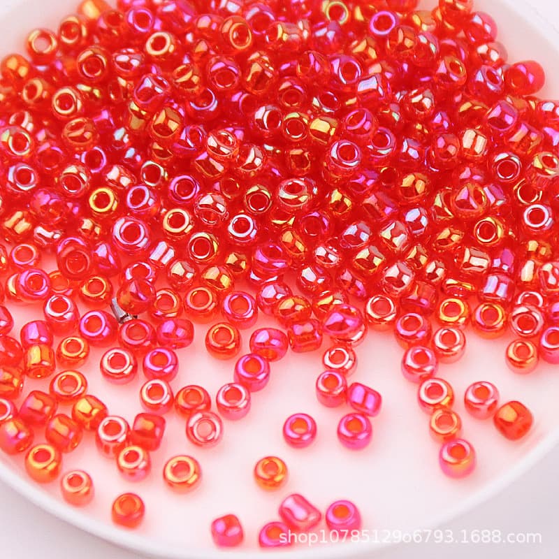 Nissan, glass transparent beads, accessories with tassels, size 1, 1.5mm, 4mm, color, DIY 5