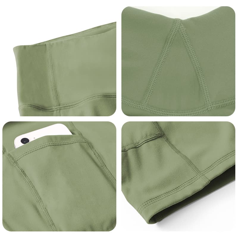 Shorts for yoga, double-sided elastic sports trousers for gym for training, tight 5