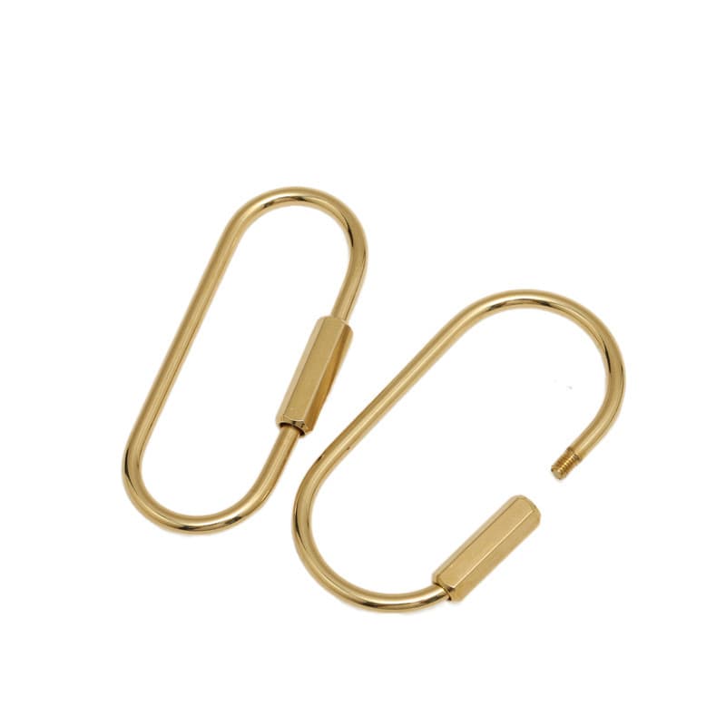 Brass retro copper keychain, creative fashionable car keys, simple and elegant design 4