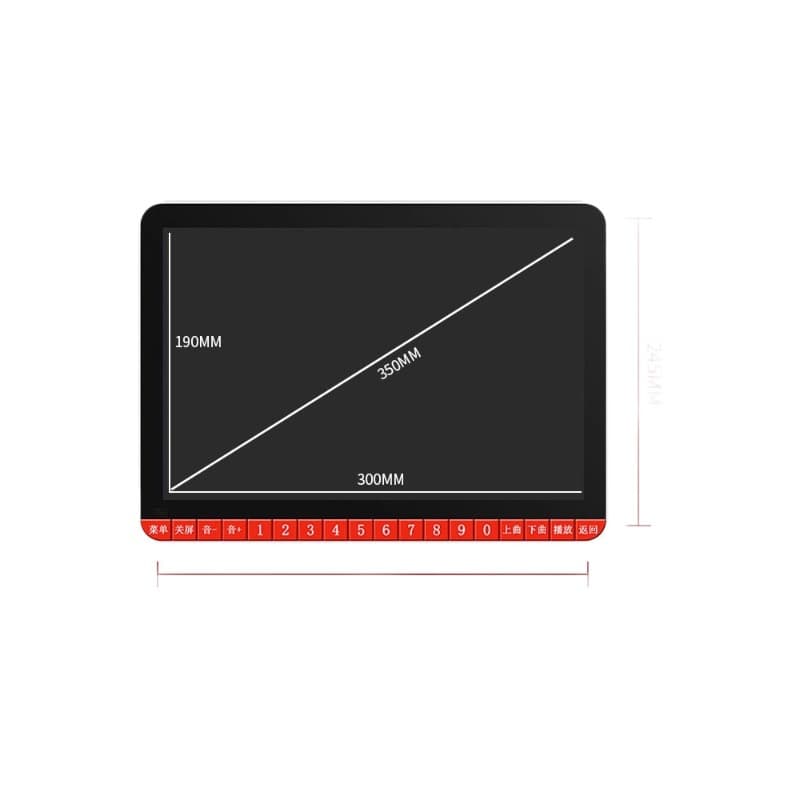 New Science Old Man Watching the 22 -inch HD large -screen square dance multi -purpose portable video machine radio 5