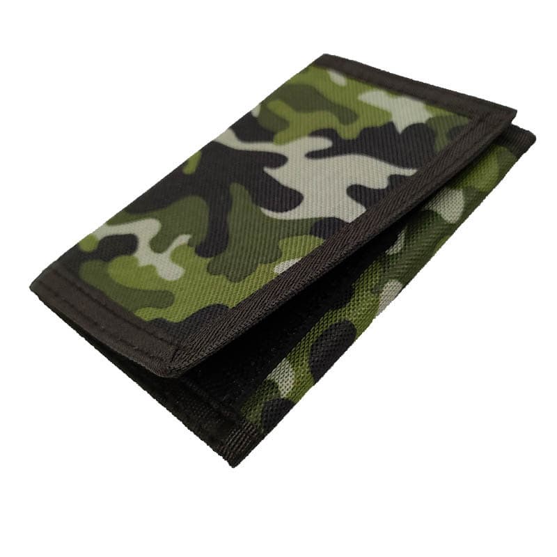 (Cross-border trading), camouflage folding short wallet, anti-theft, polyester, oxford cloth 2