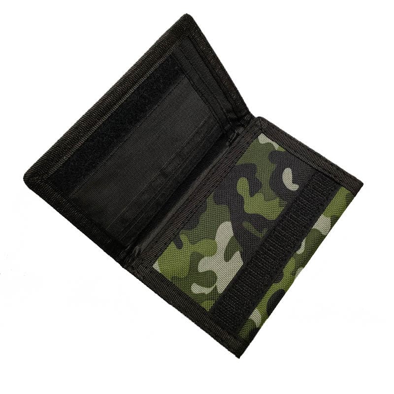 (Cross-border trading), camouflage folding short wallet, anti-theft, polyester, oxford cloth 3