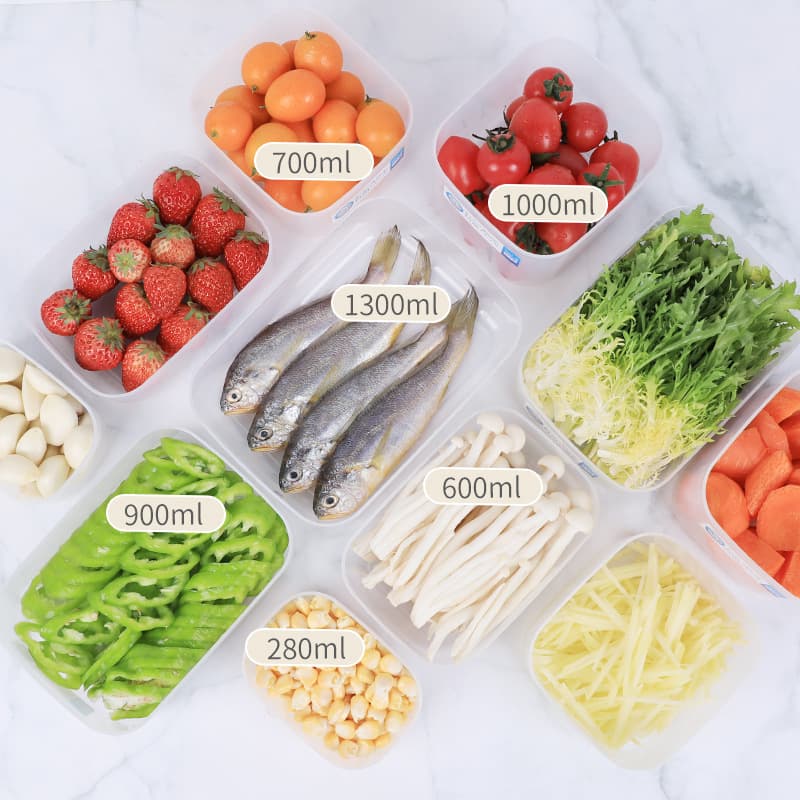 NAKAYA Import storage box, банка для хранения, transparent lunch box, container 3