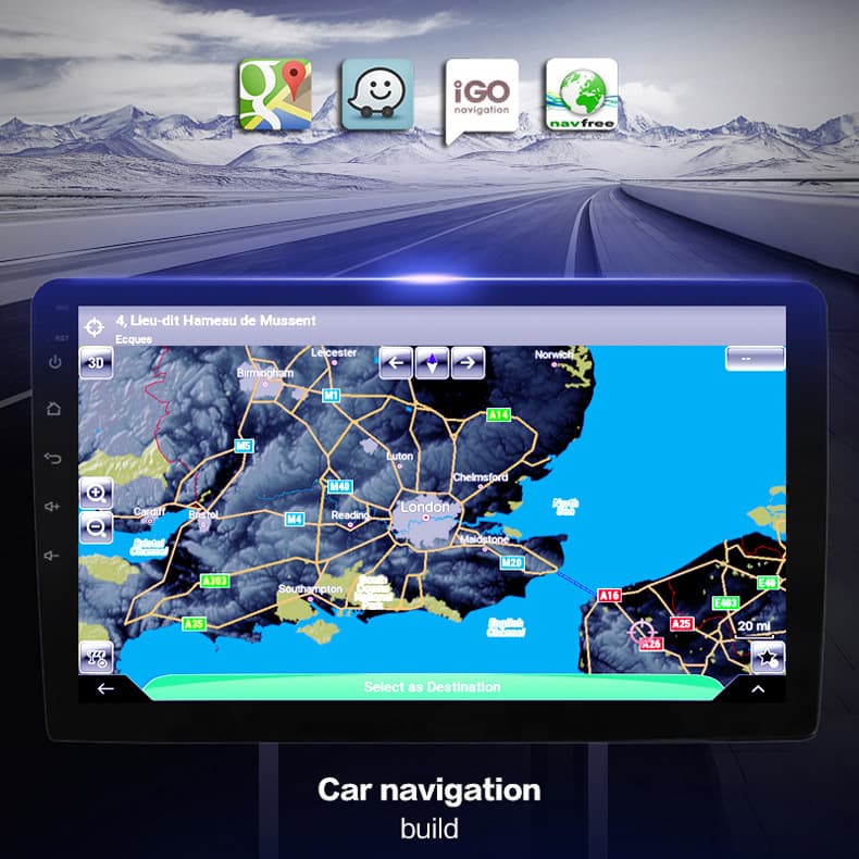 Cross-border products are suitable for 11-15 Mercedes-Benz Smart automobile car multimedia GPS Android DVD navigation 3