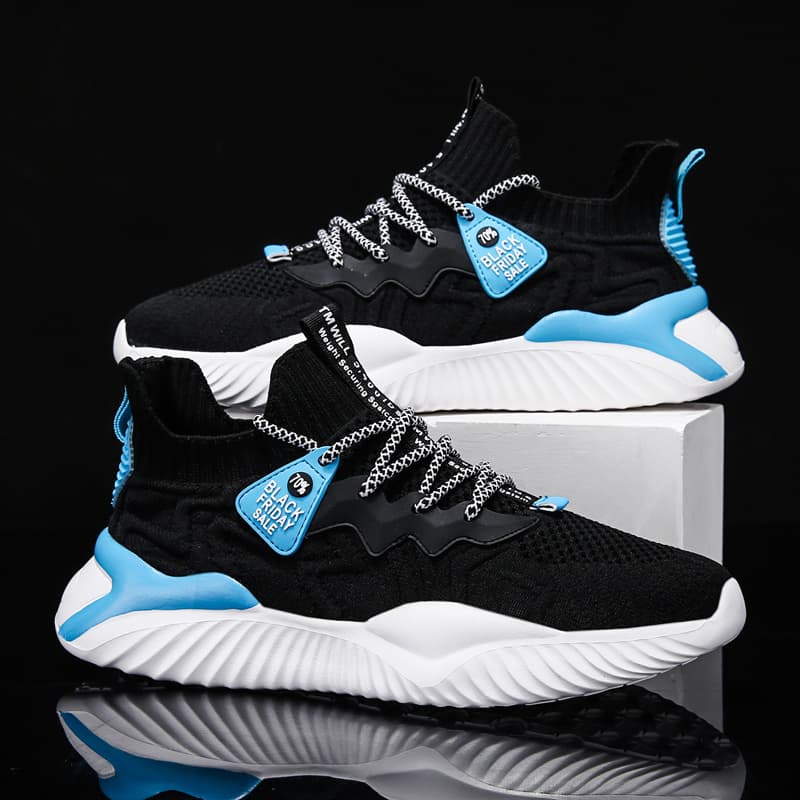 (Cross-border trading), autumn casual sneakers, breathable shoes, comfortable footwear, trend of season, easy to put on, made with flyknit technology 3