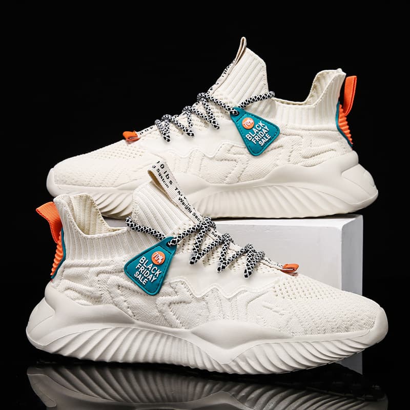 (Cross-border trading), autumn casual sneakers, breathable shoes, comfortable footwear, trend of season, easy to put on, made with flyknit technology 1