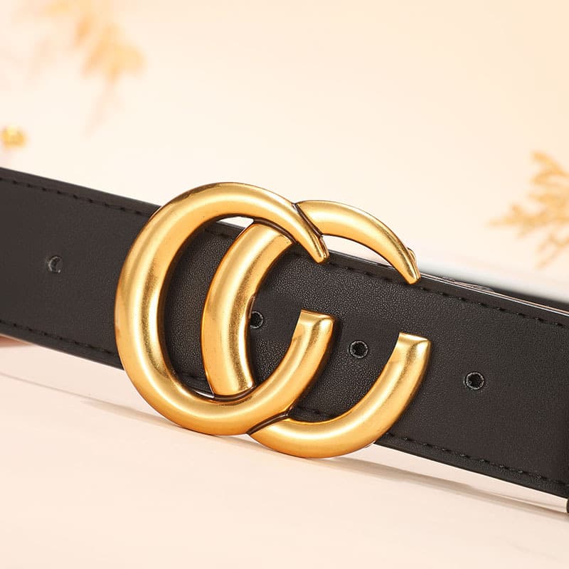Fashionable universal leather belt, accessory, simple and elegant design, high-quality style, for beloved 2