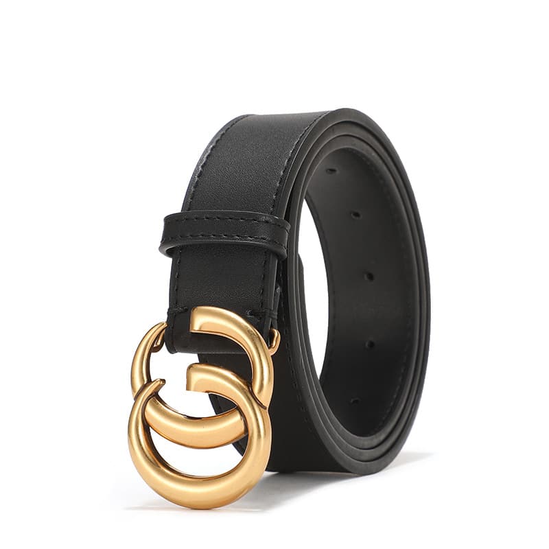 Fashionable universal leather belt, accessory, simple and elegant design, high-quality style, for beloved 5
