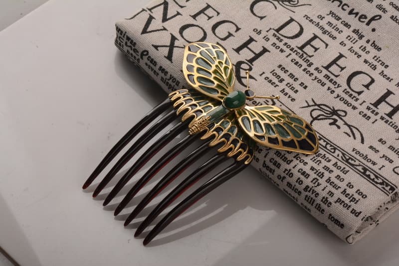 Metal hairpin hair comb design and manufacturing butterfly hairpin/hairpin/collection boutique/commemorative collection collection 1