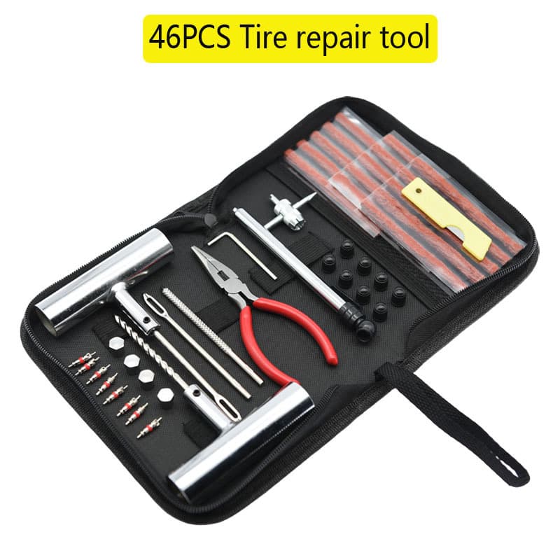 (Cross-border trading), travel handle, tires sealant, tire repair tool, tools set, 46 pieces 3