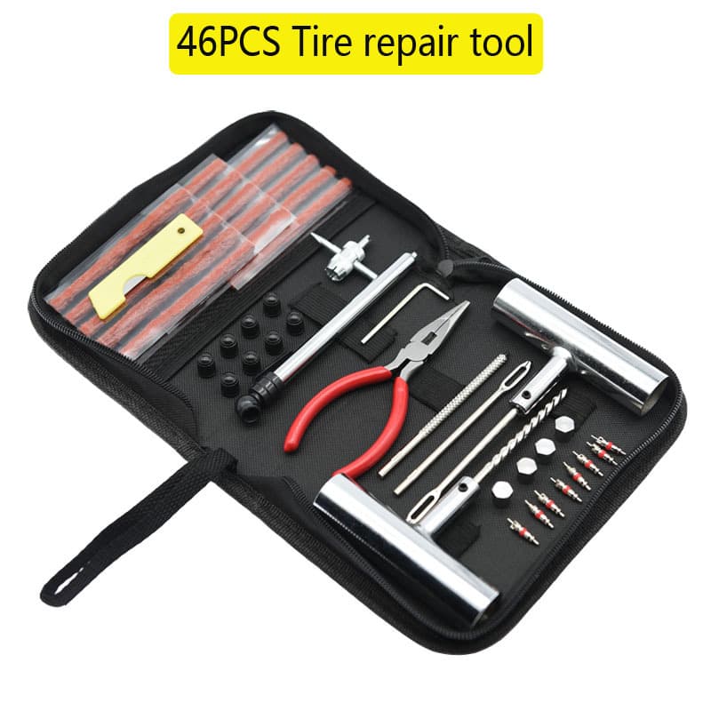 (Cross-border trading), travel handle, tires sealant, tire repair tool, tools set, 46 pieces 1