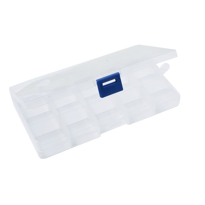 Accessory handmade, transparent removable storage box, plastic earrings, DIY 5