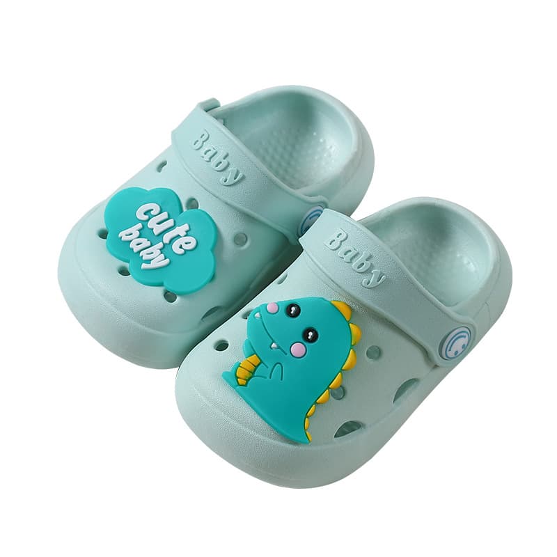 Children's non-slip Crocs-style slippers for early age for men and women, soft sole, closed toe 5