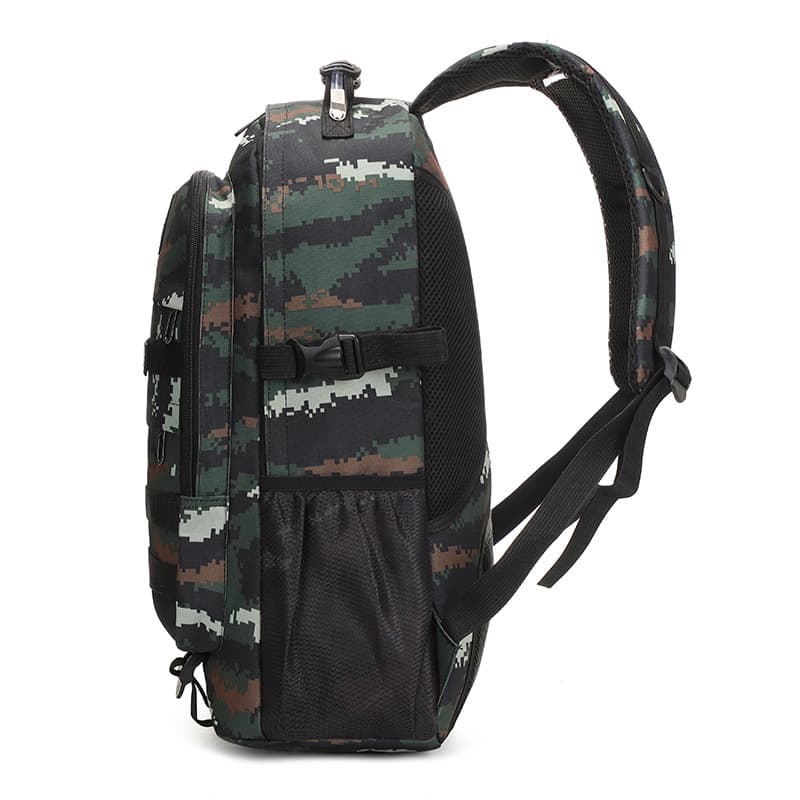Camouflage travel backpack to go out, school bag for traveling, oxford cloth 3