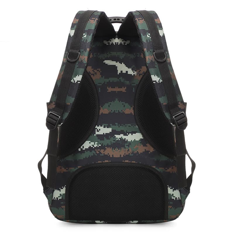 Camouflage travel backpack to go out, school bag for traveling, oxford cloth 4