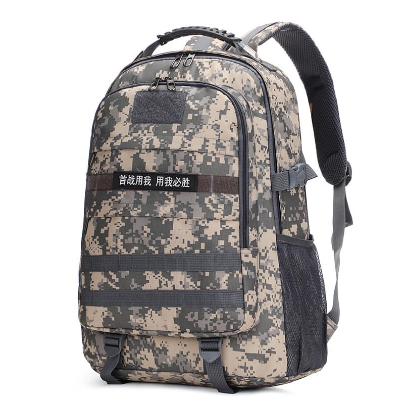 Camouflage travel backpack to go out, school bag for traveling, oxford cloth 1