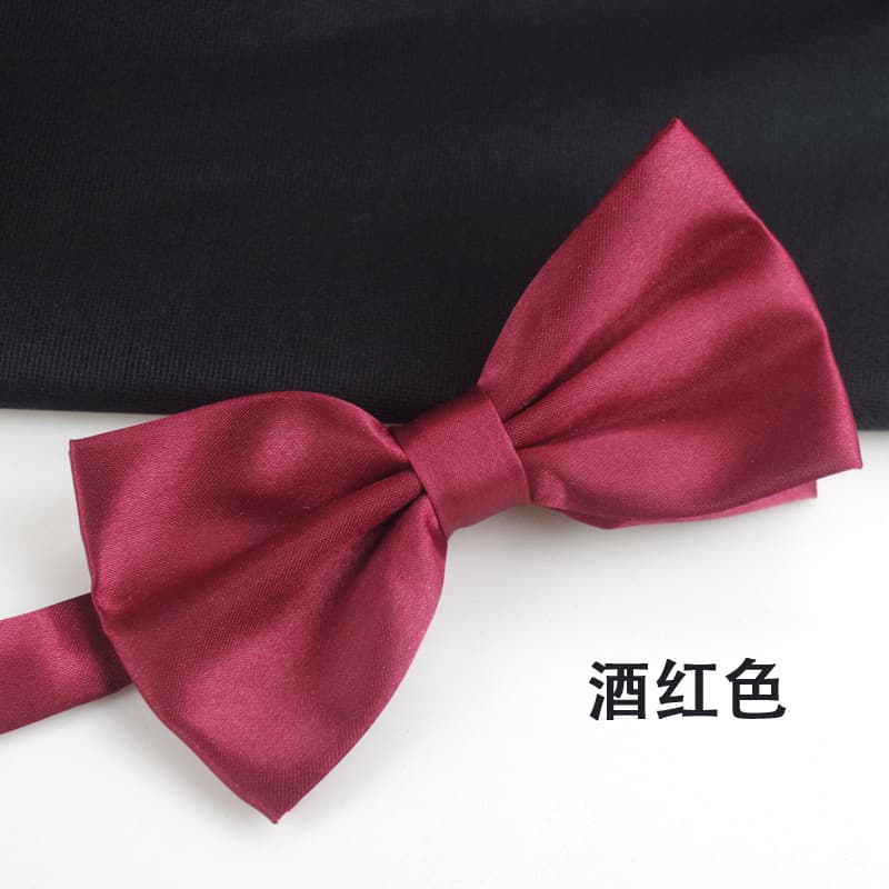 Red bow tie with bow, suit, dress 2